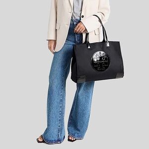 Tory Burch Small Ella Patent Tote Bag